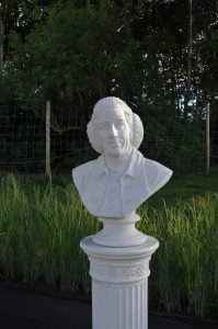 garden bust stature
