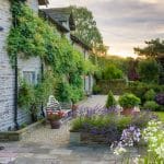 english country cottage with pretty garden