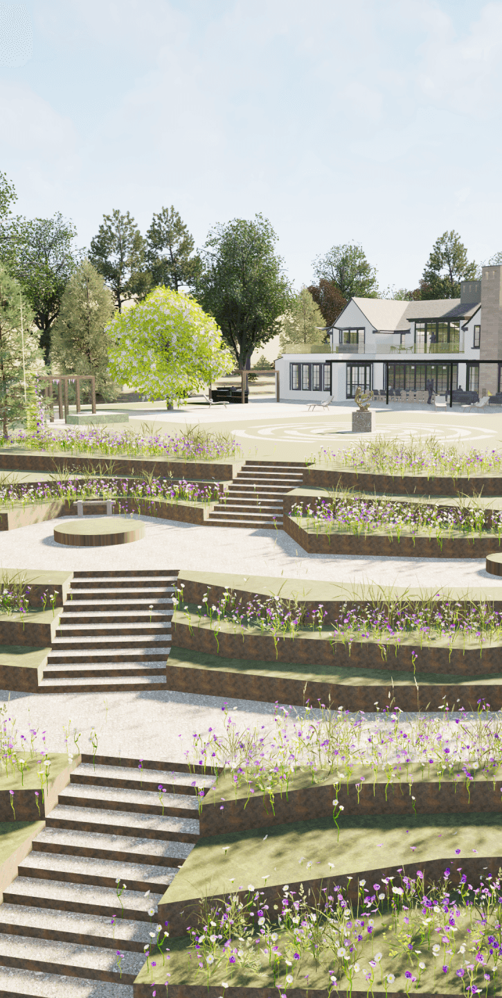 Contemporary Cheshire Garden