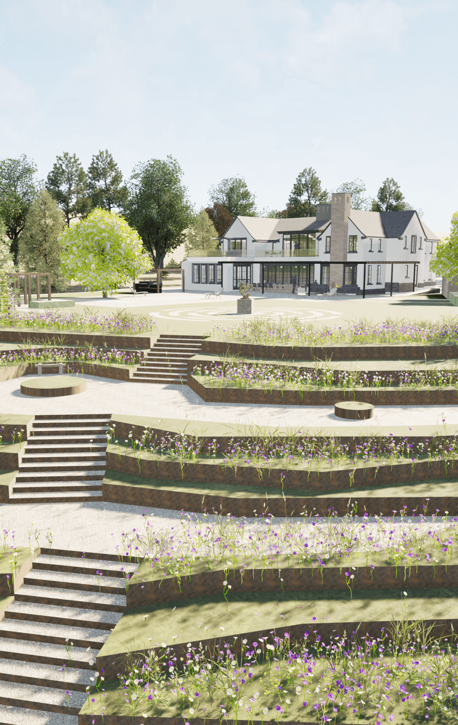 Contemporary Cheshire Garden